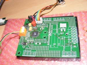Board mit Prozessor, Can-Tranceiver und Spannungsversorgung